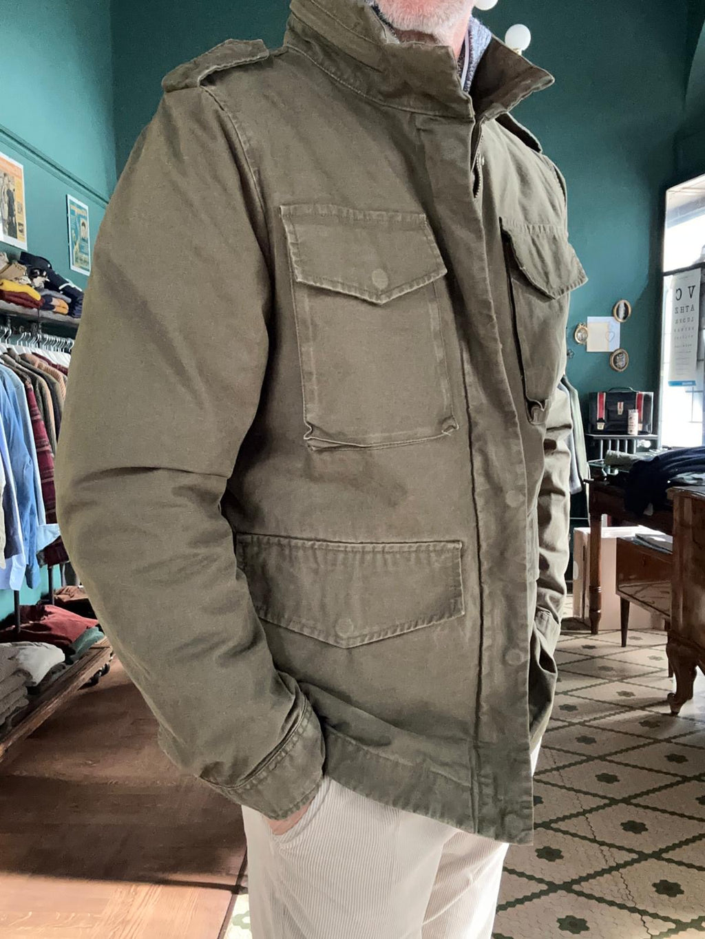 Field jacket con imbottitura  rimovibile