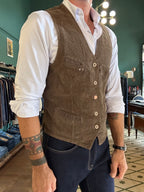 Gilet velluto a coste Garry’s Earth