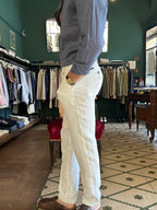 Pantalone 100% Lino Made in italy