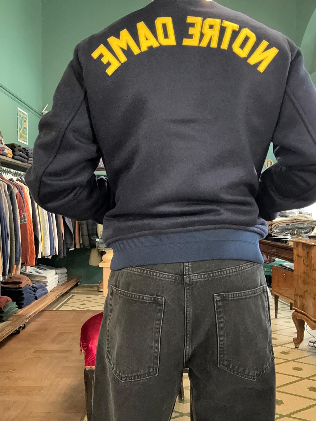 Bomber notre dame stadium in lana