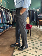 Pantalone Bridges slim fit con elastico in vita