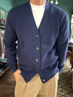 Cardigan costa inglese 80% lana