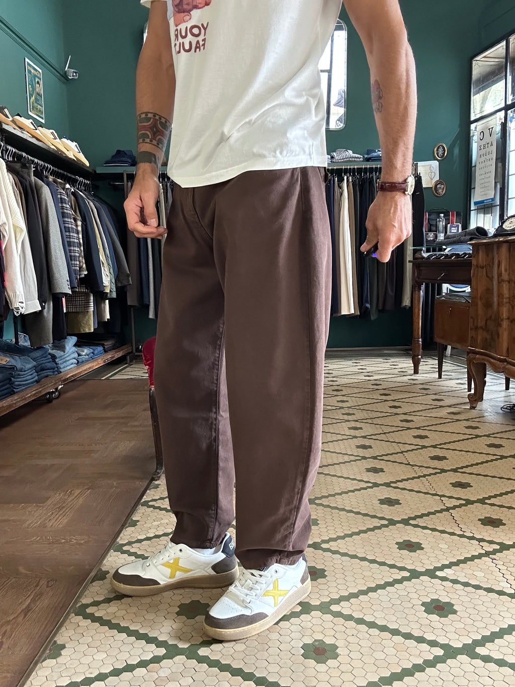 Pantalone cinque tasche baloon