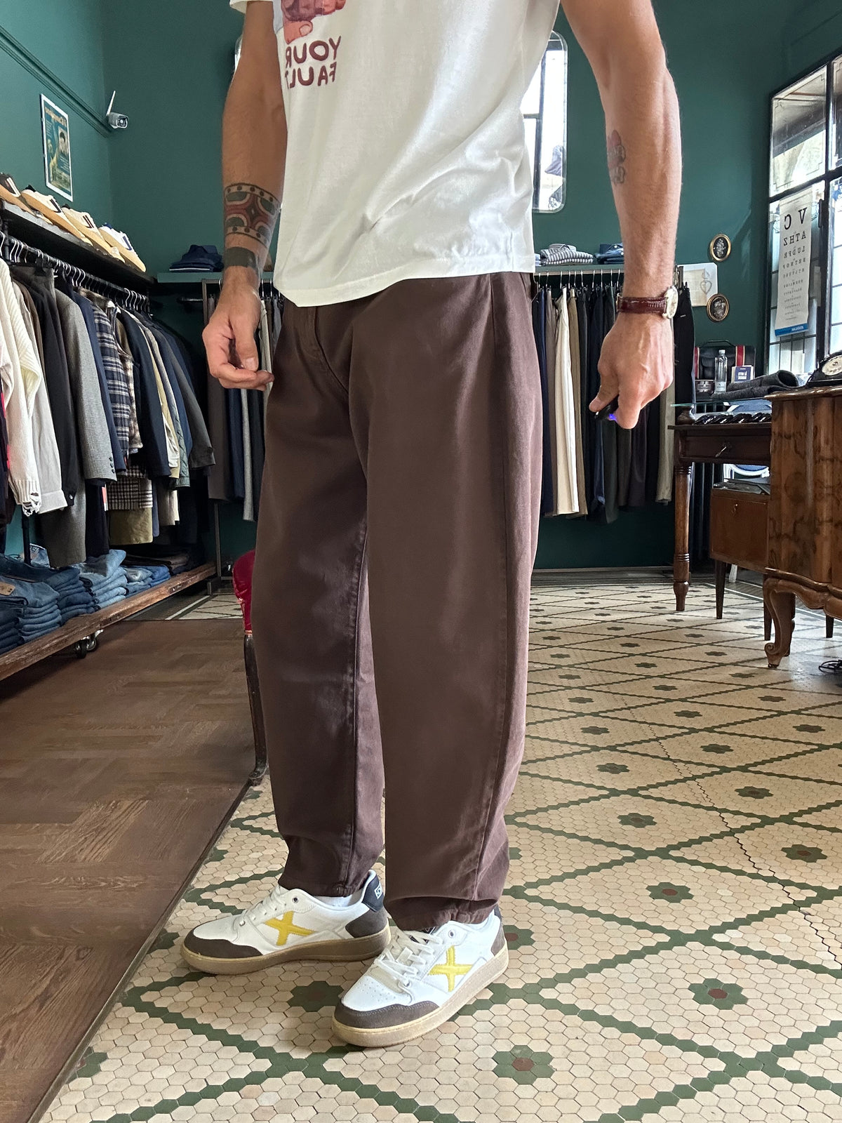 Pantalone cinque tasche baloon