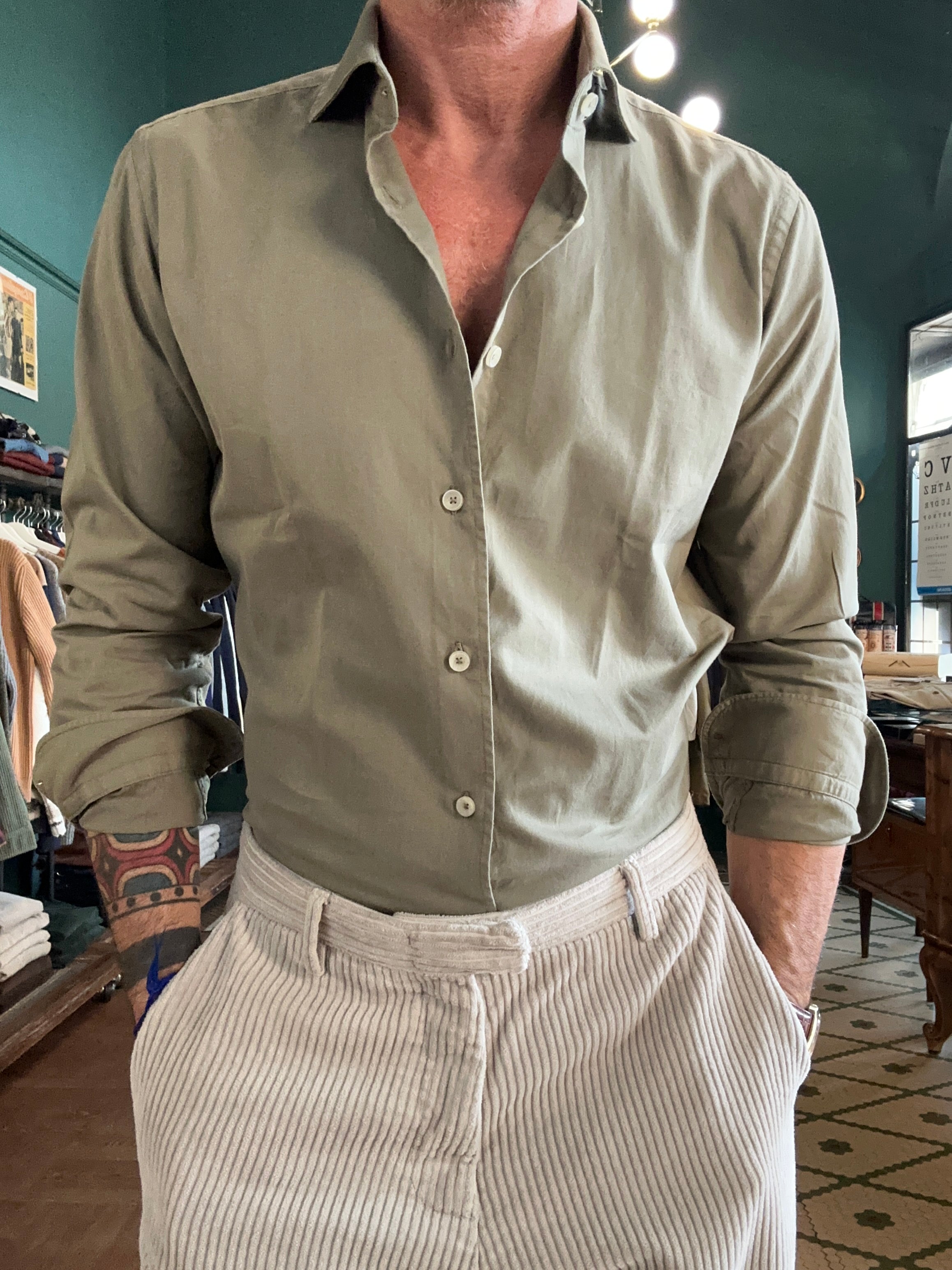 Camicia Adam cotone lavato