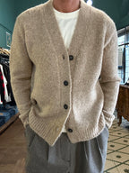 Cardigan misto lana e alpaca