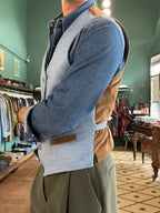 Gilet garry’s earth in panno