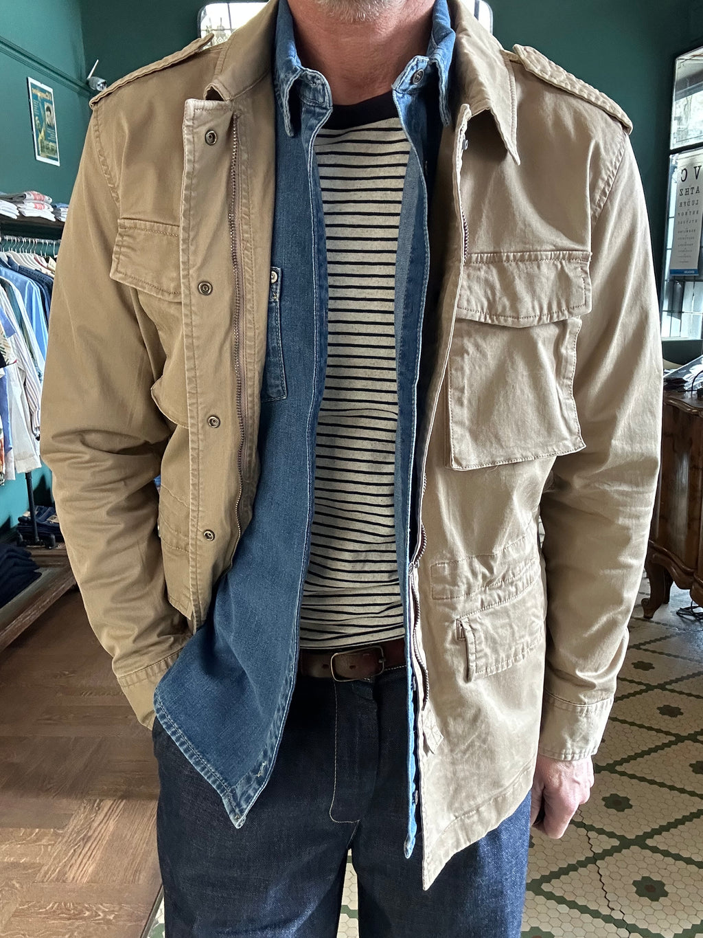 Cotton field jacket