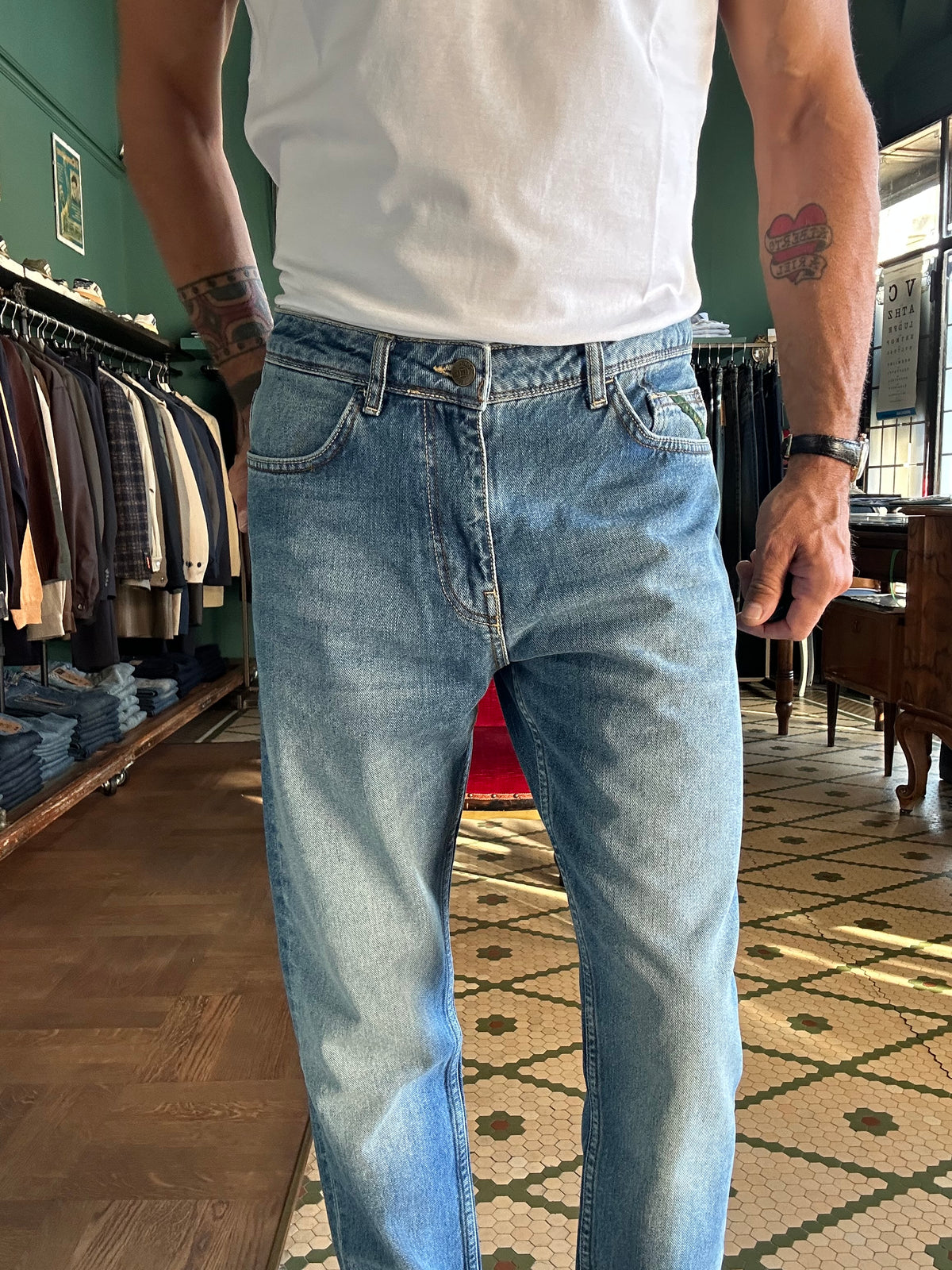 Jeans Yellowstone cropped fit