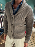 Cardigan 100% lana Made in Italy