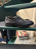 Black calfskin Derby shoe