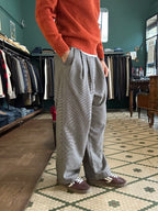 Pantalone con pence over size