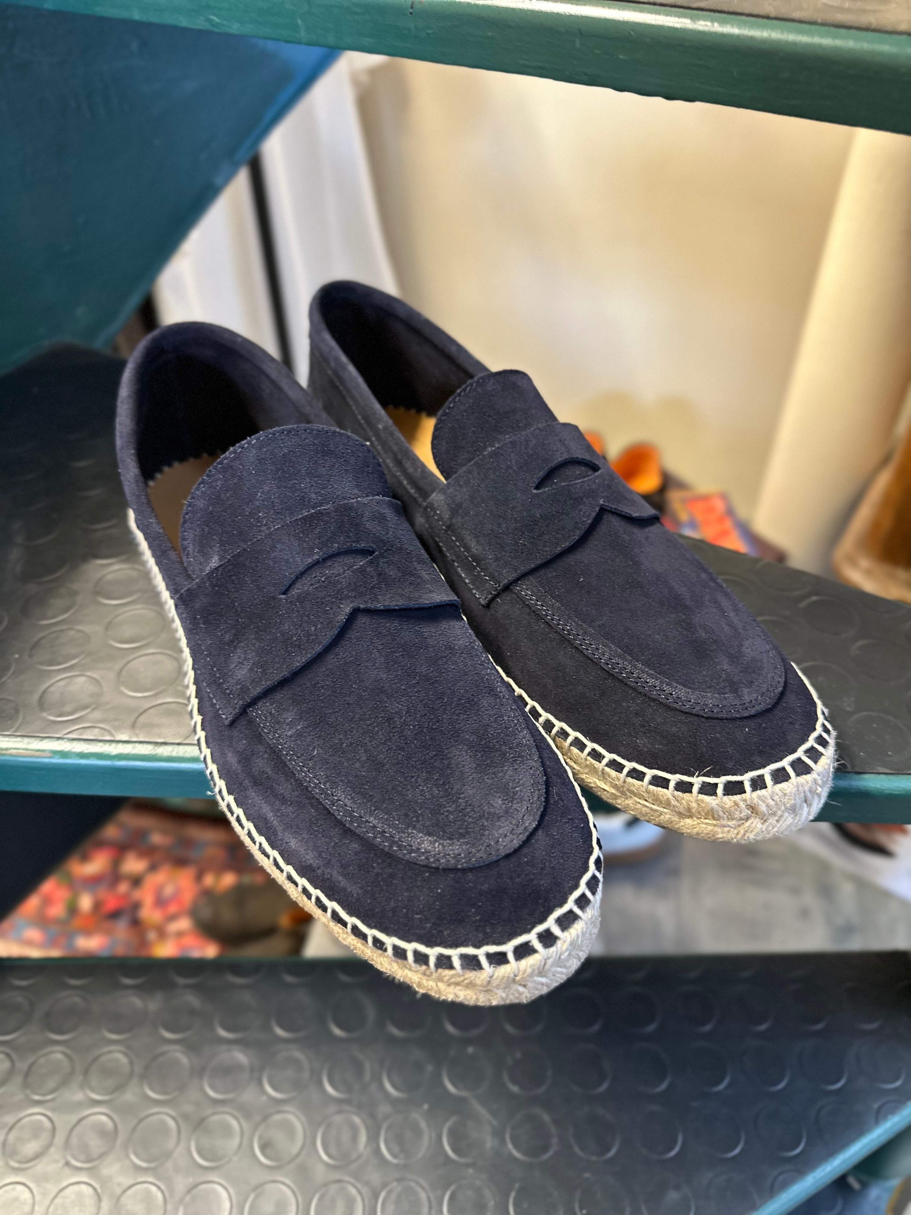 Suede boat moccasin
