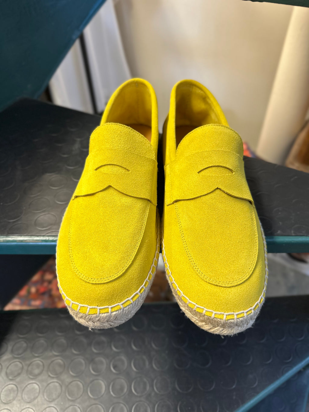 Suede boat moccasin