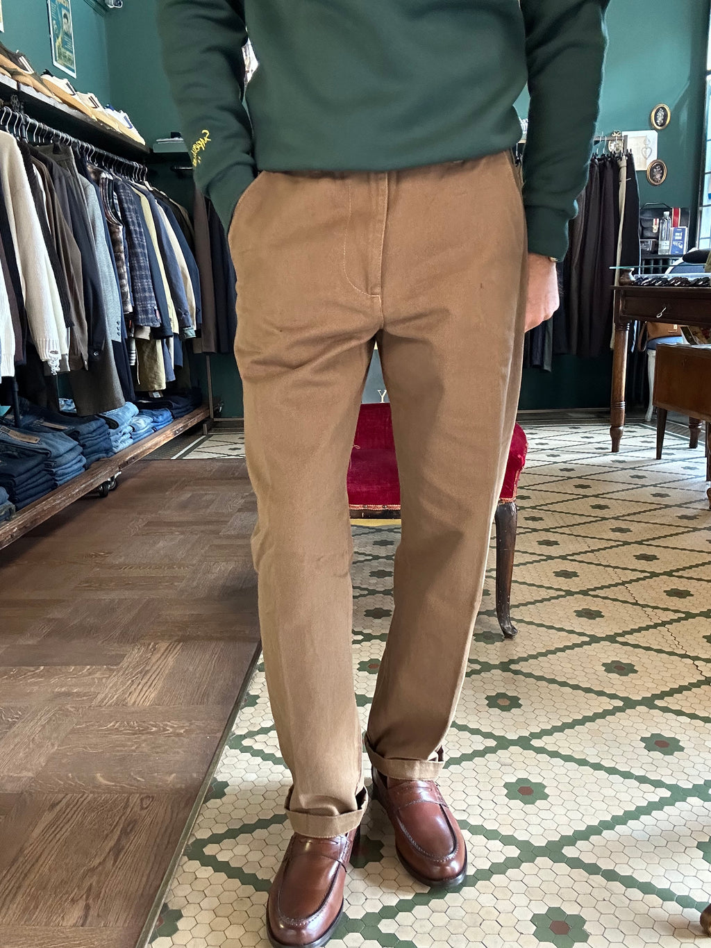 Pantalone Meleda chino loose fit