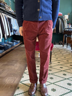 Pantalone Rio velluto coste con pence