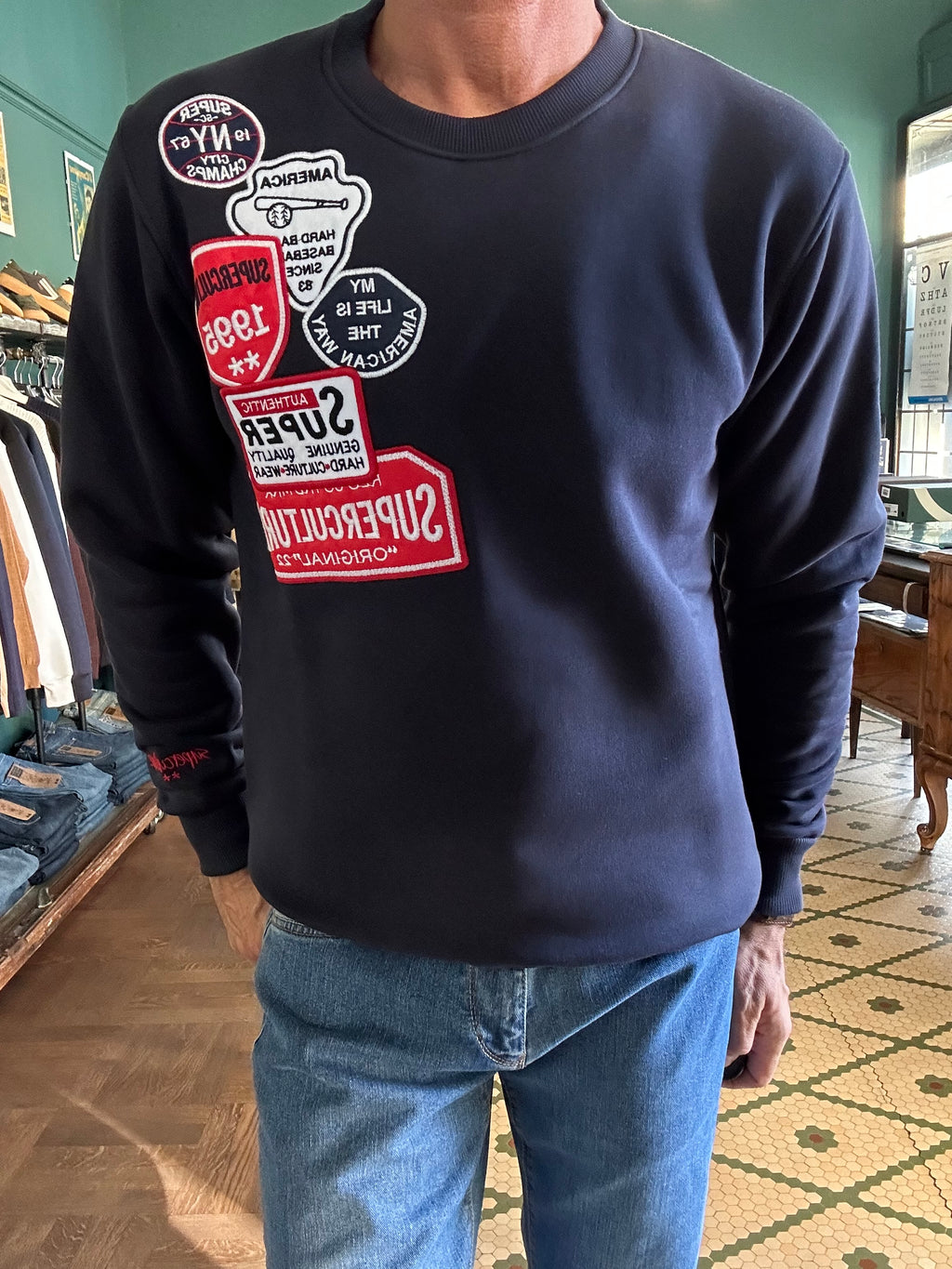 Felpa supermotor patch