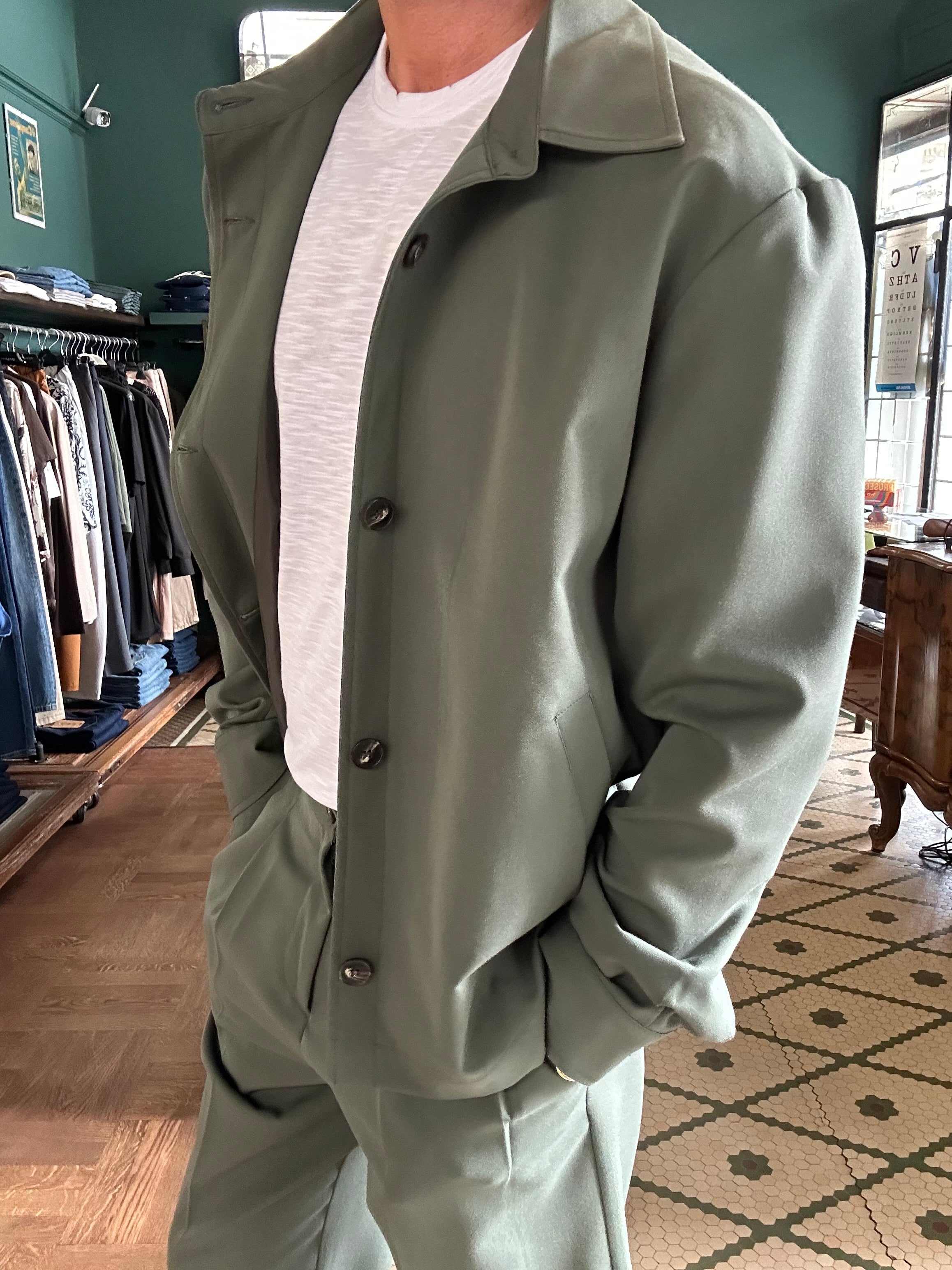 Giubbino collo camicia