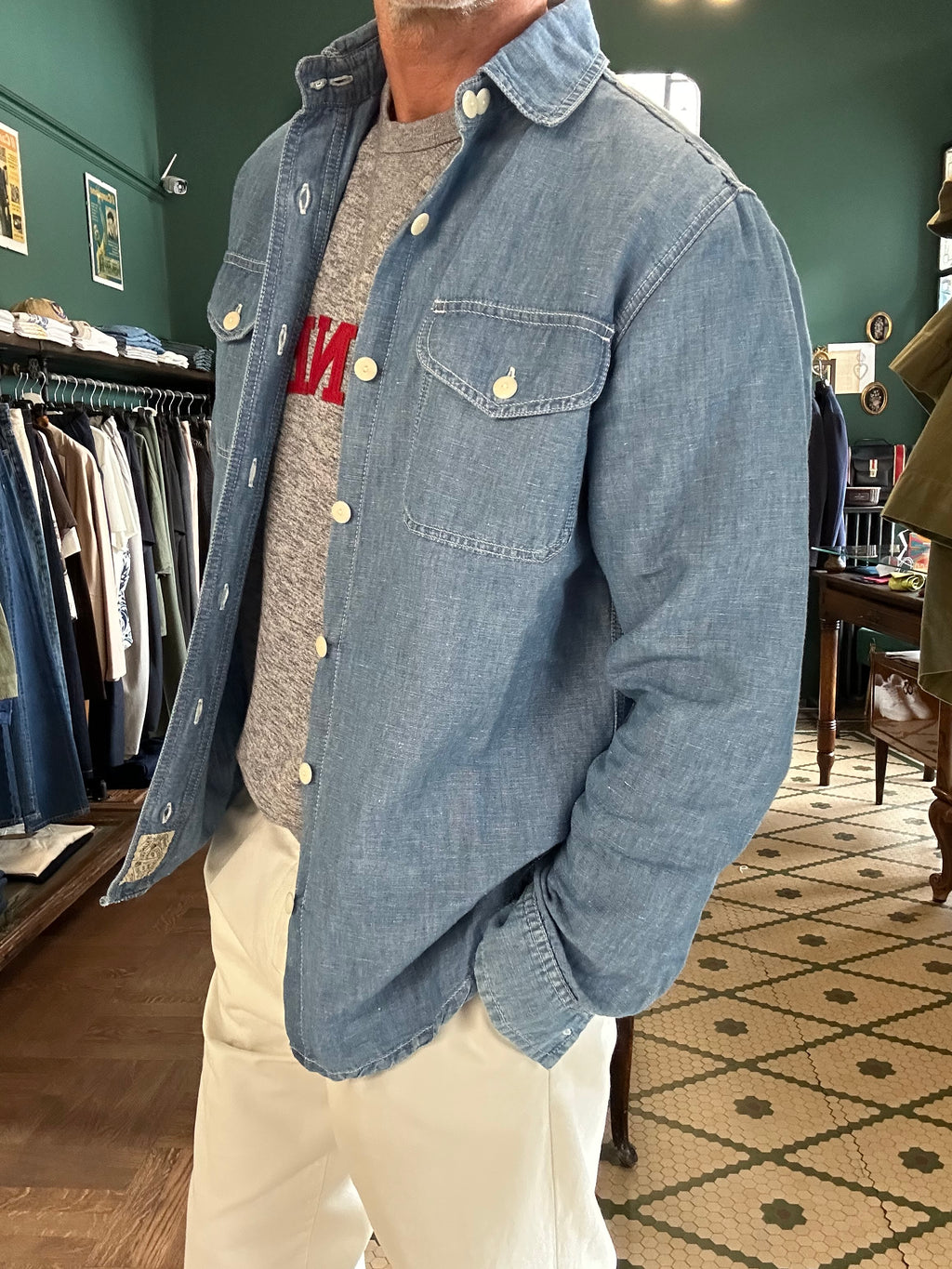 Camicia Chesapeak’s chambray