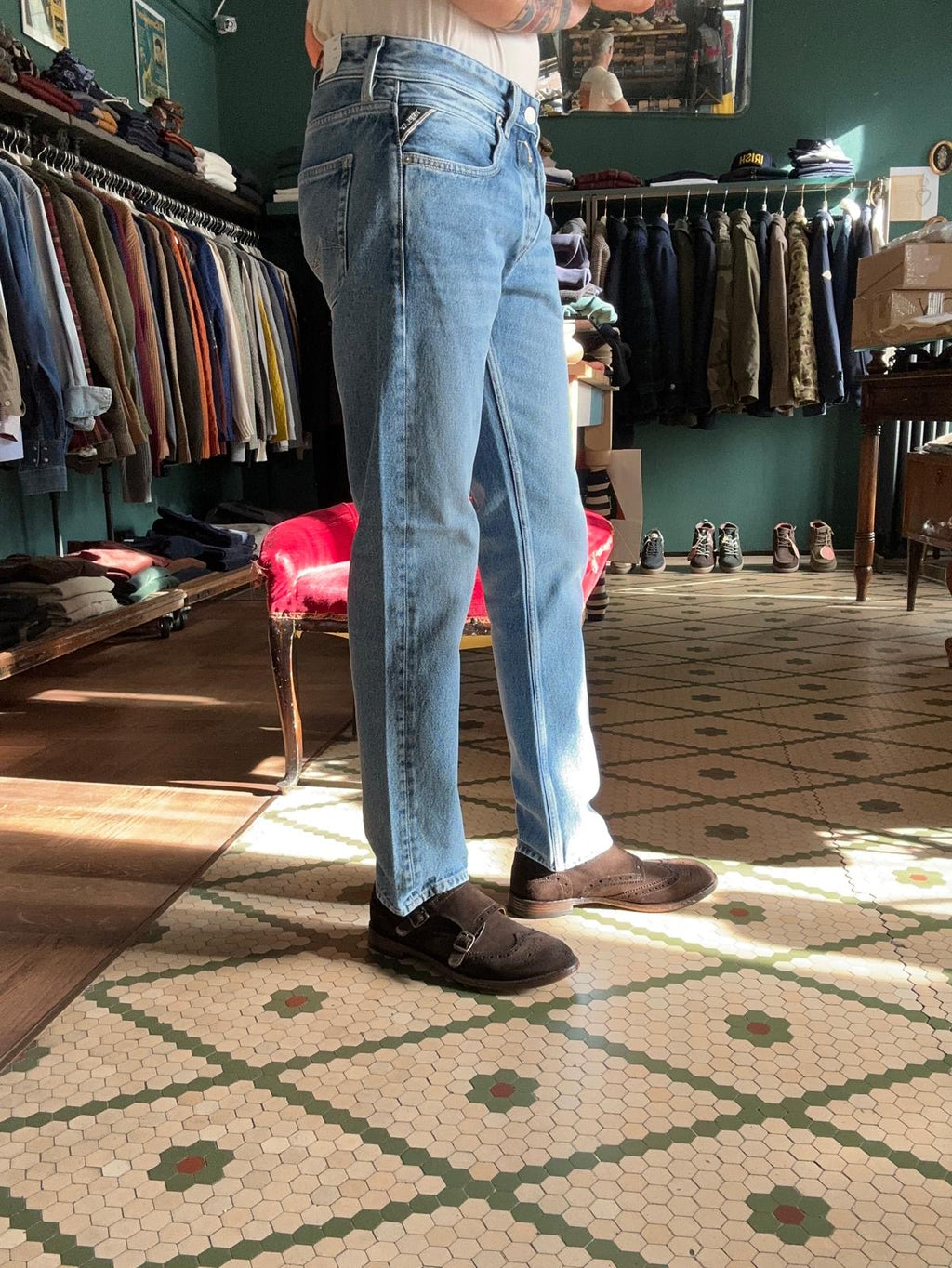 Replay Grover Straight Fit Jeans