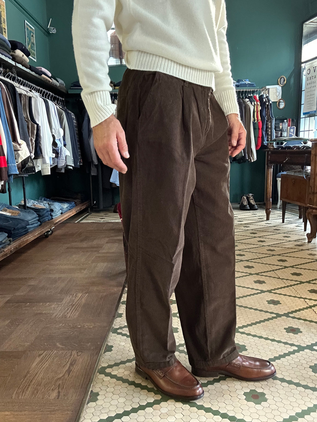 Pantalone Delamere in velluto