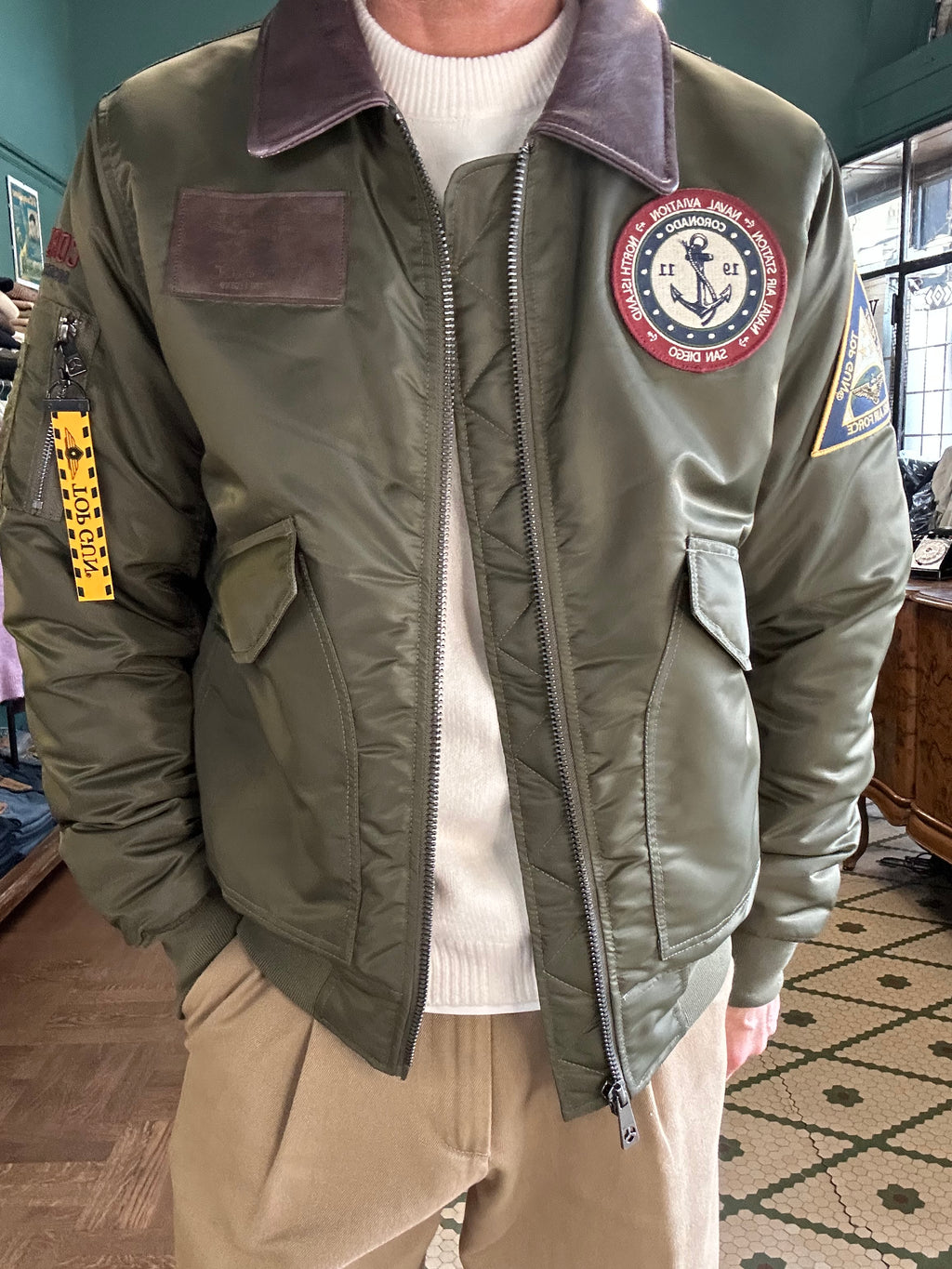 TOP GUN® PREMIUM CORONADO FLIGHT BOMBER JACKET