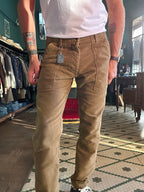 Pantalone fatigue moleskine degrasse