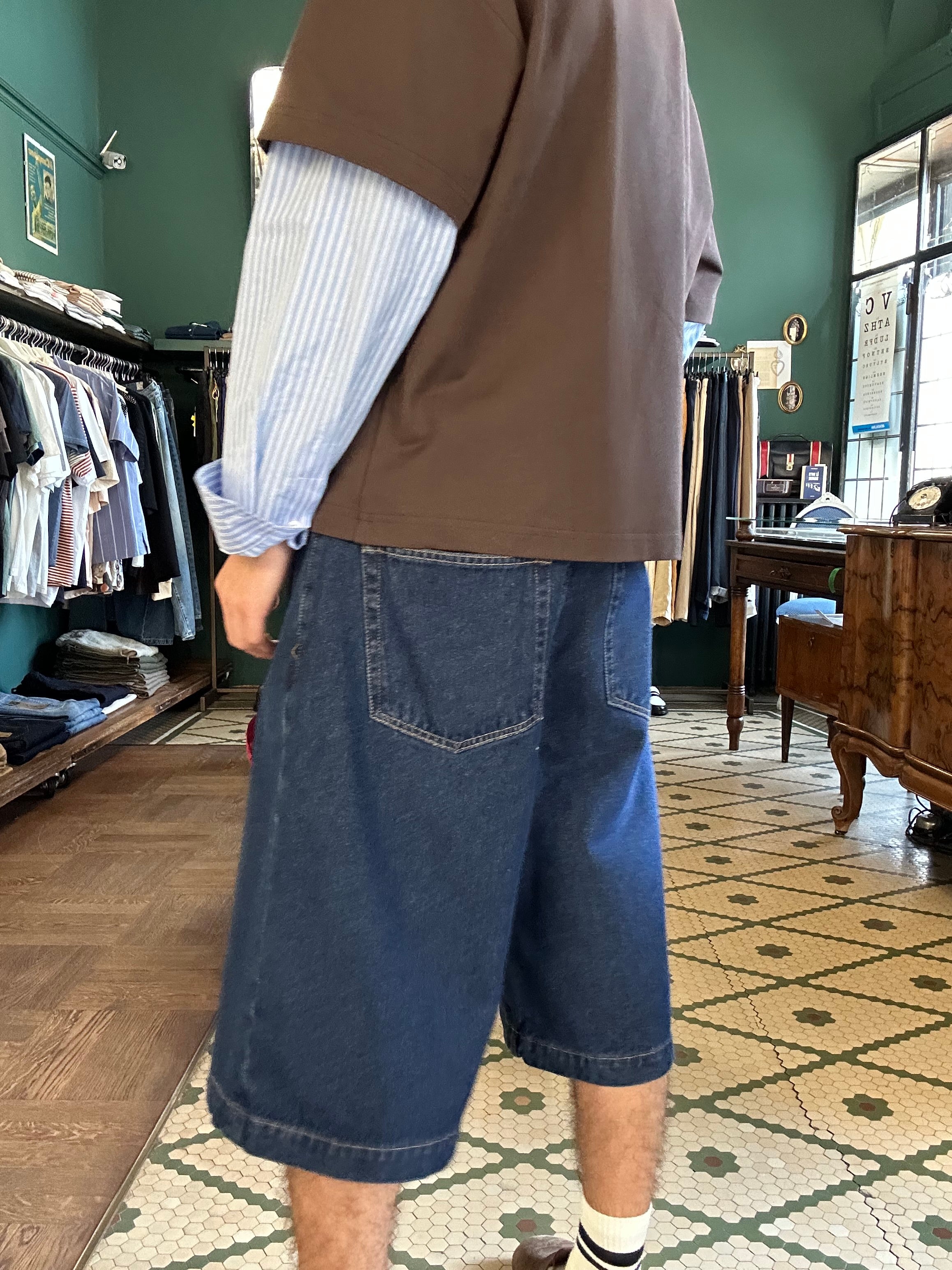 Jorts oversize in denim