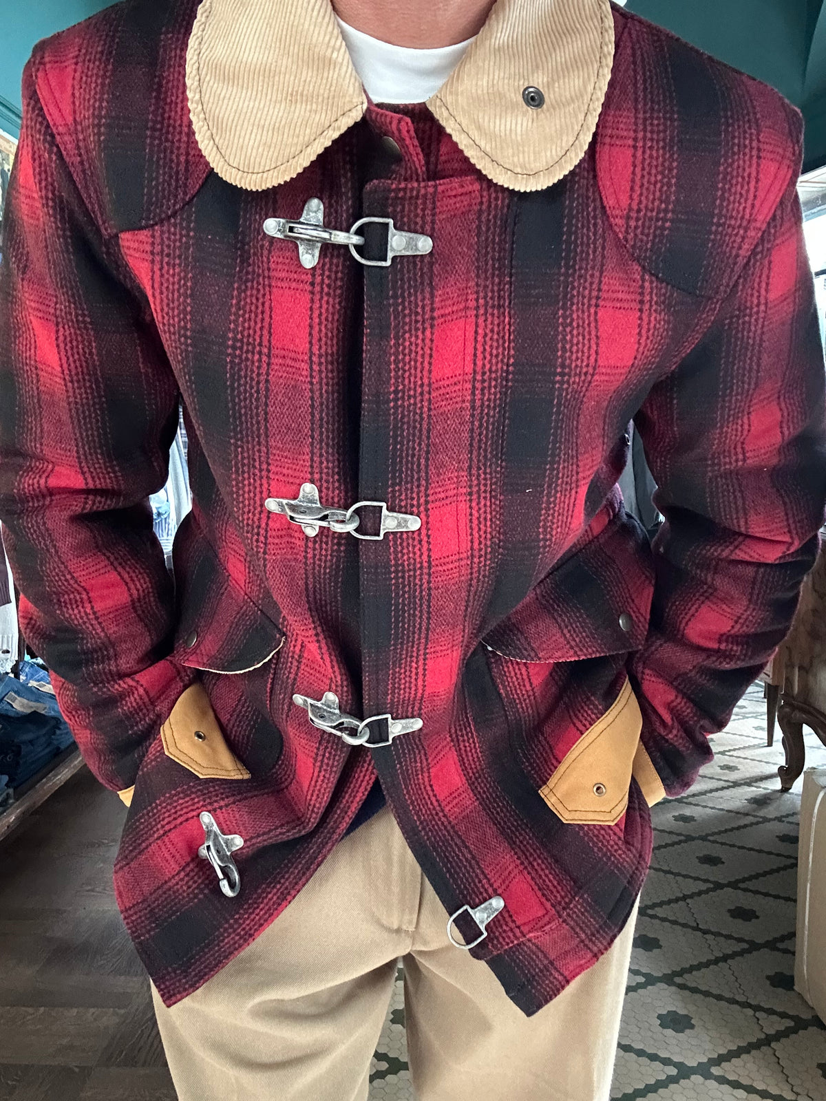 Giubbotto Chesapeak’s fireman jet bedford wool