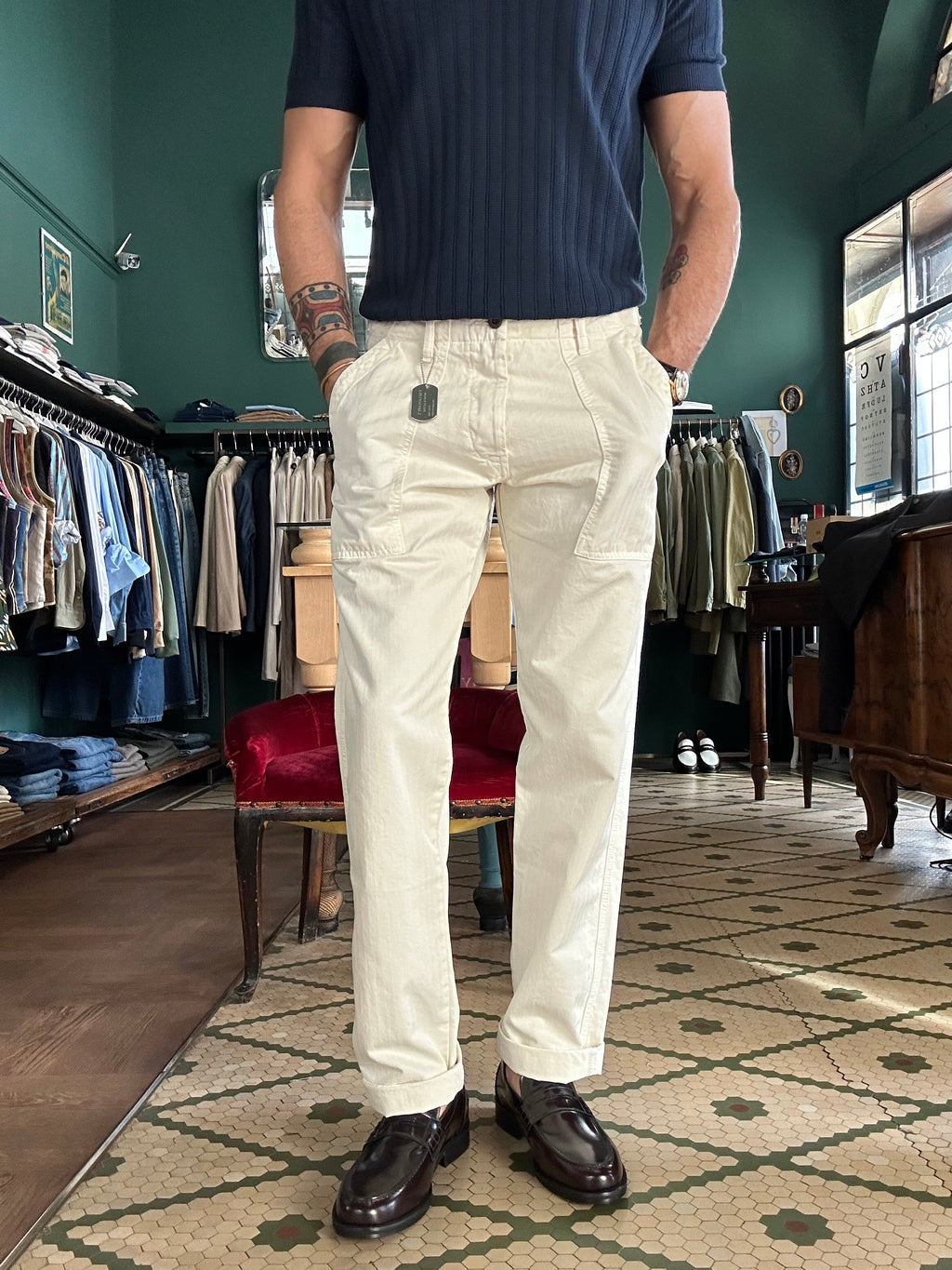 Pantalone Chesapeack’s fatigue graves
