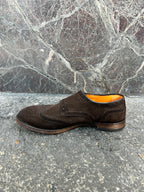 Scarpe Double monk in pelle scamosciata