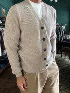 Cardigan costa inglese 80% lana