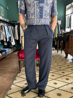 Pantalone Yan Simmon Vardar misto lino spigato