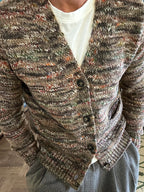 Cardigan misto lana multicolor