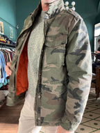 Field jacket camouflage con imbottitura rimovibile