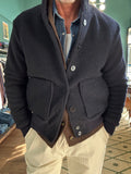 Giubbotto in lana cotta Made in Italy