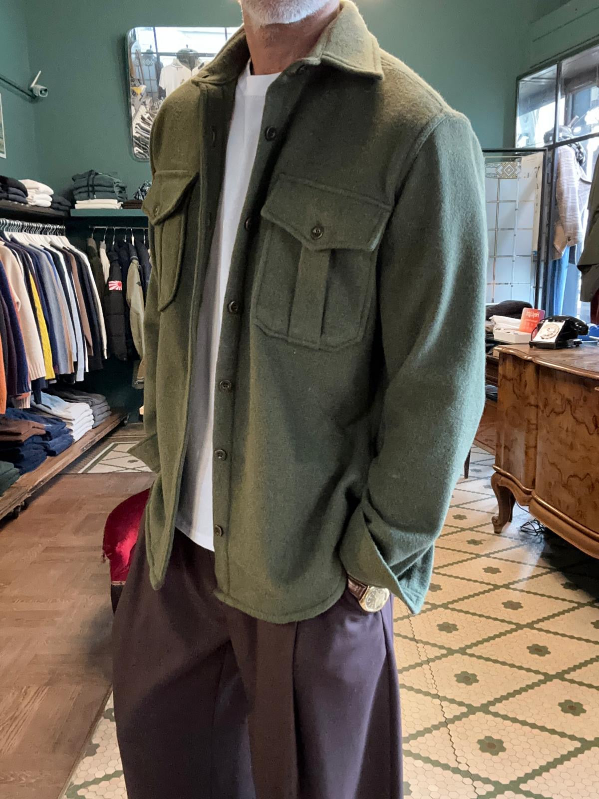 Giacca Chesapeack’s camicia Adirondack verde militare