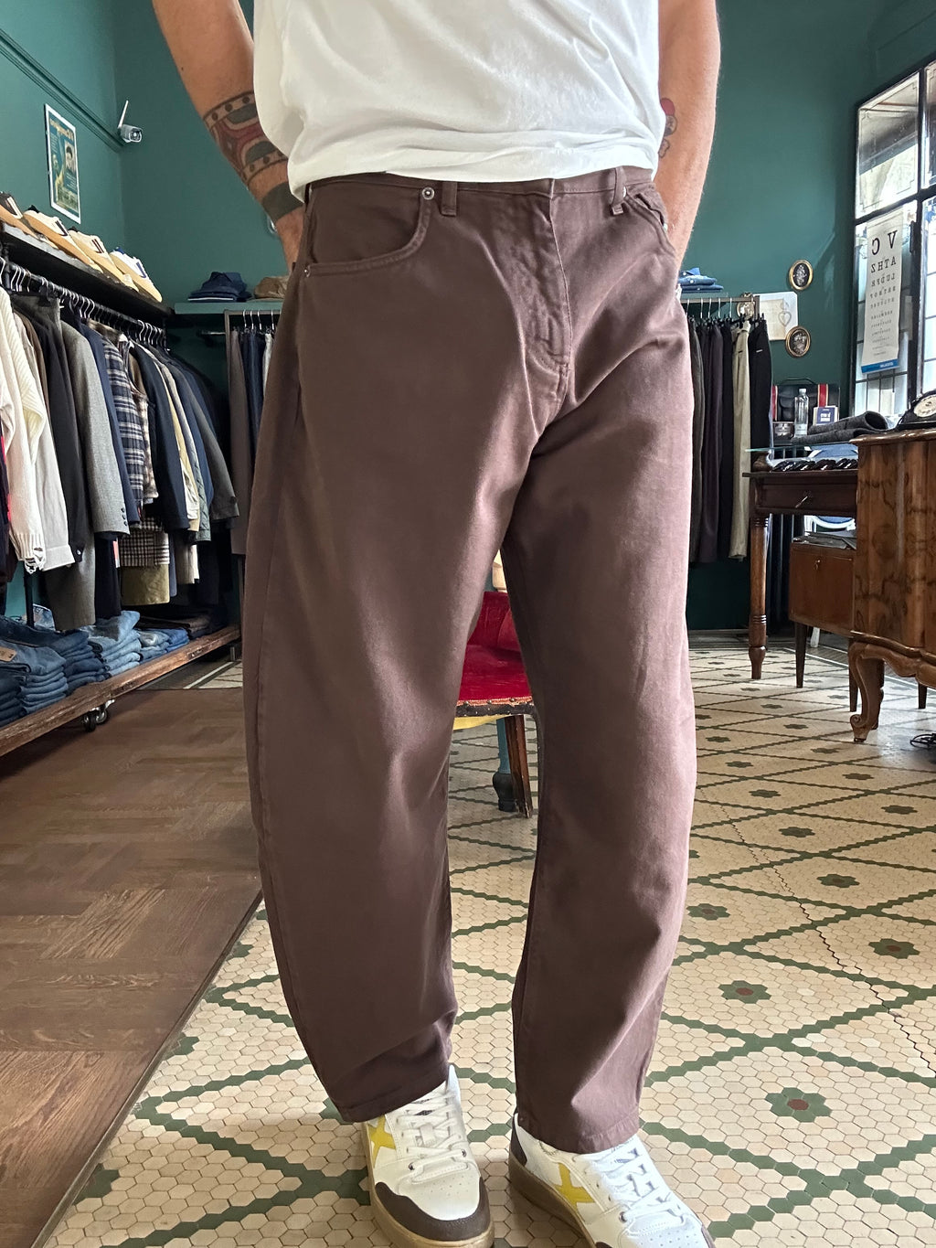 Pantalone cinque tasche baloon
