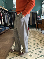 Pantalone con pence over size