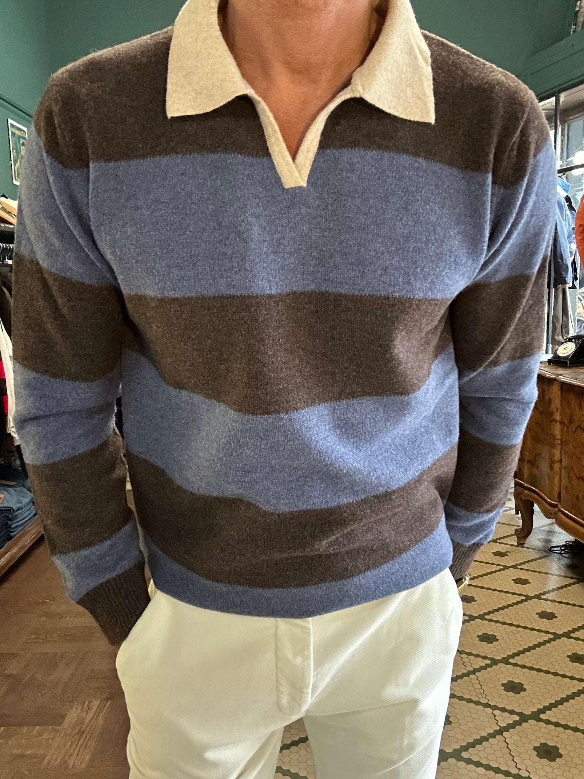 Maglia polo rugby inthebox mistolana