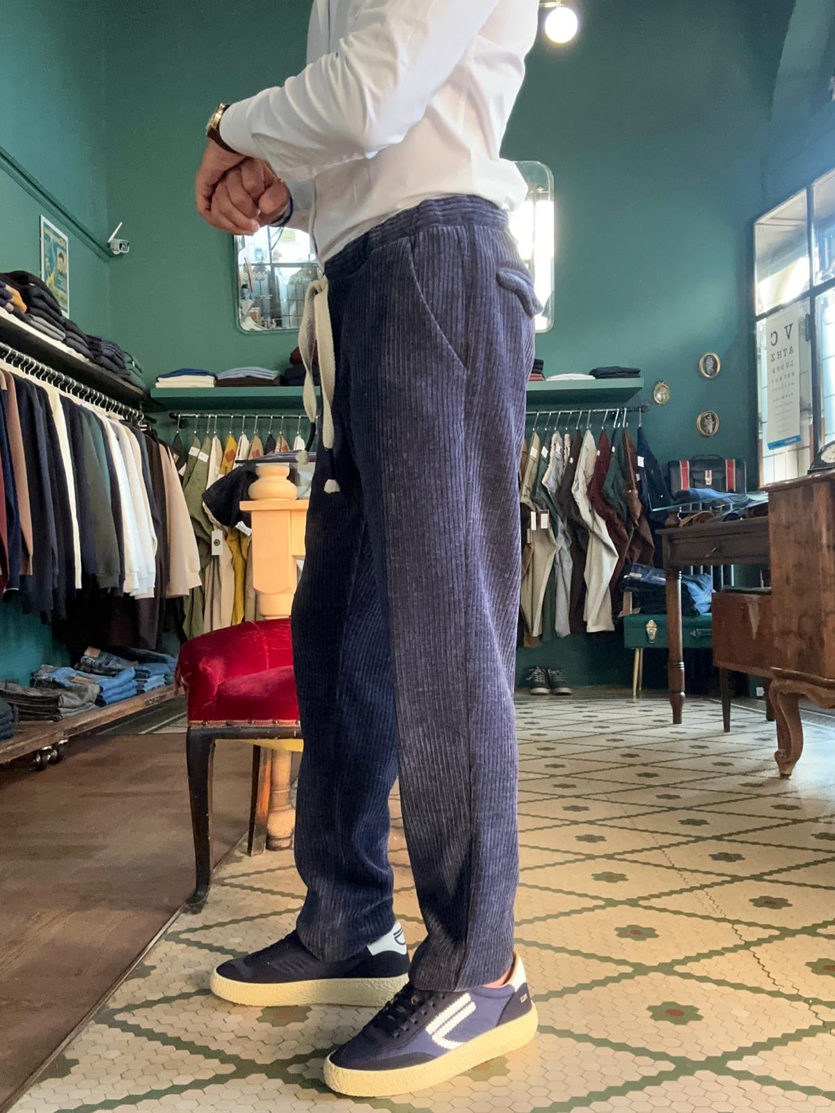 Pantalaccio koon in velluto a coste