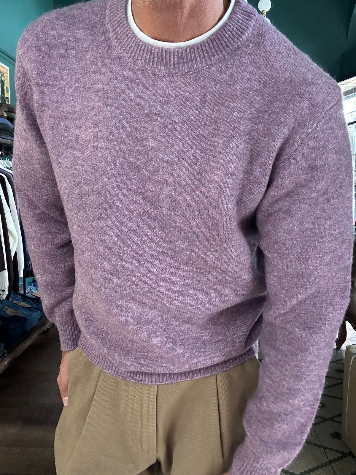 Maglione girocollo over
