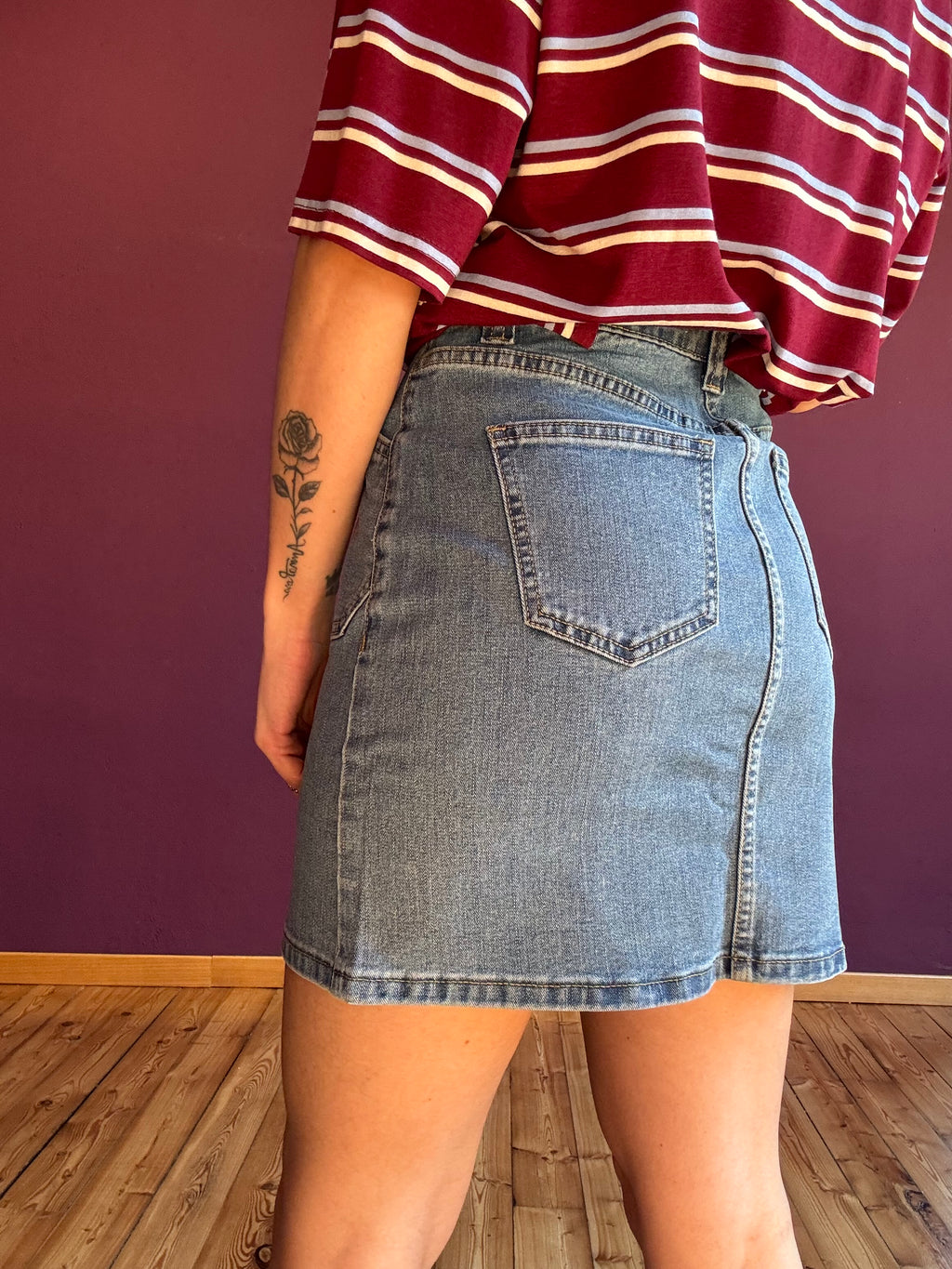 Minigonna in jeans