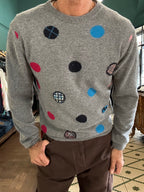 Maglione Koon misto lana con dettagli a pois