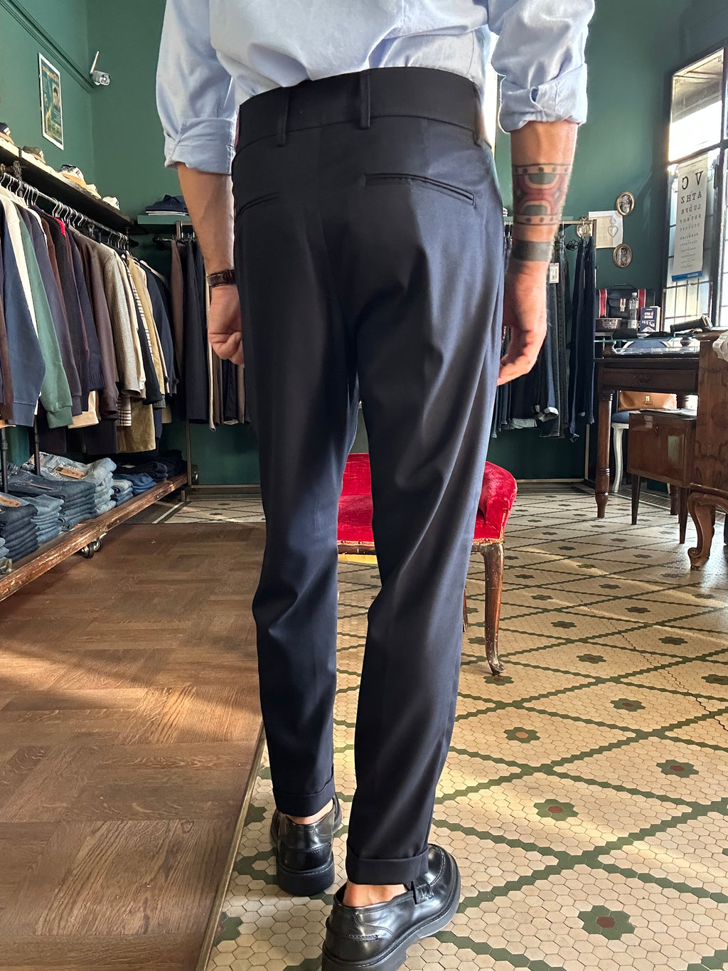 Pantalone Cremonini doppia pence