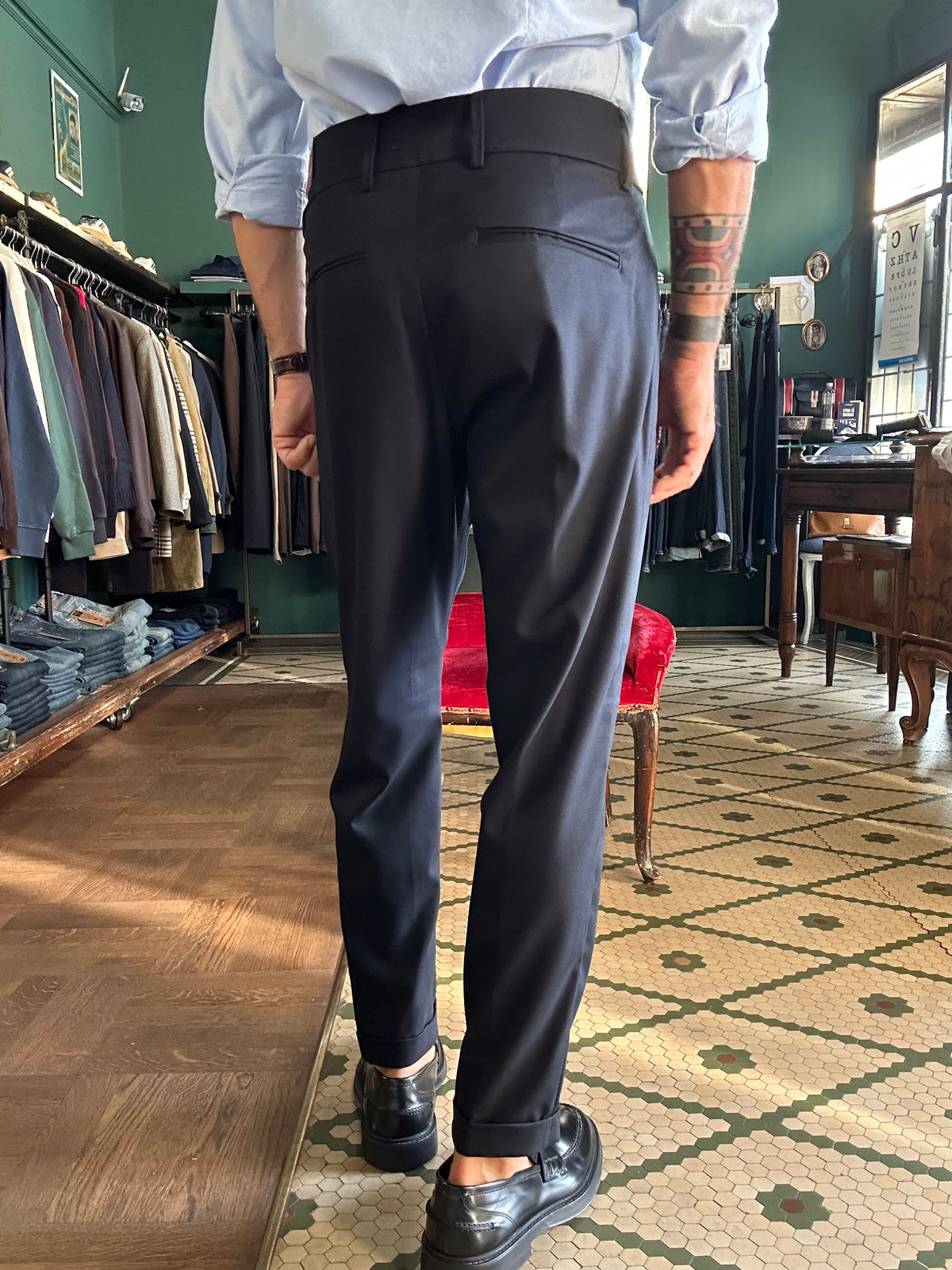 Pantalone Cremonini doppia pence
