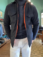 Giubbotto Camicia chesapeake’s in lana blu