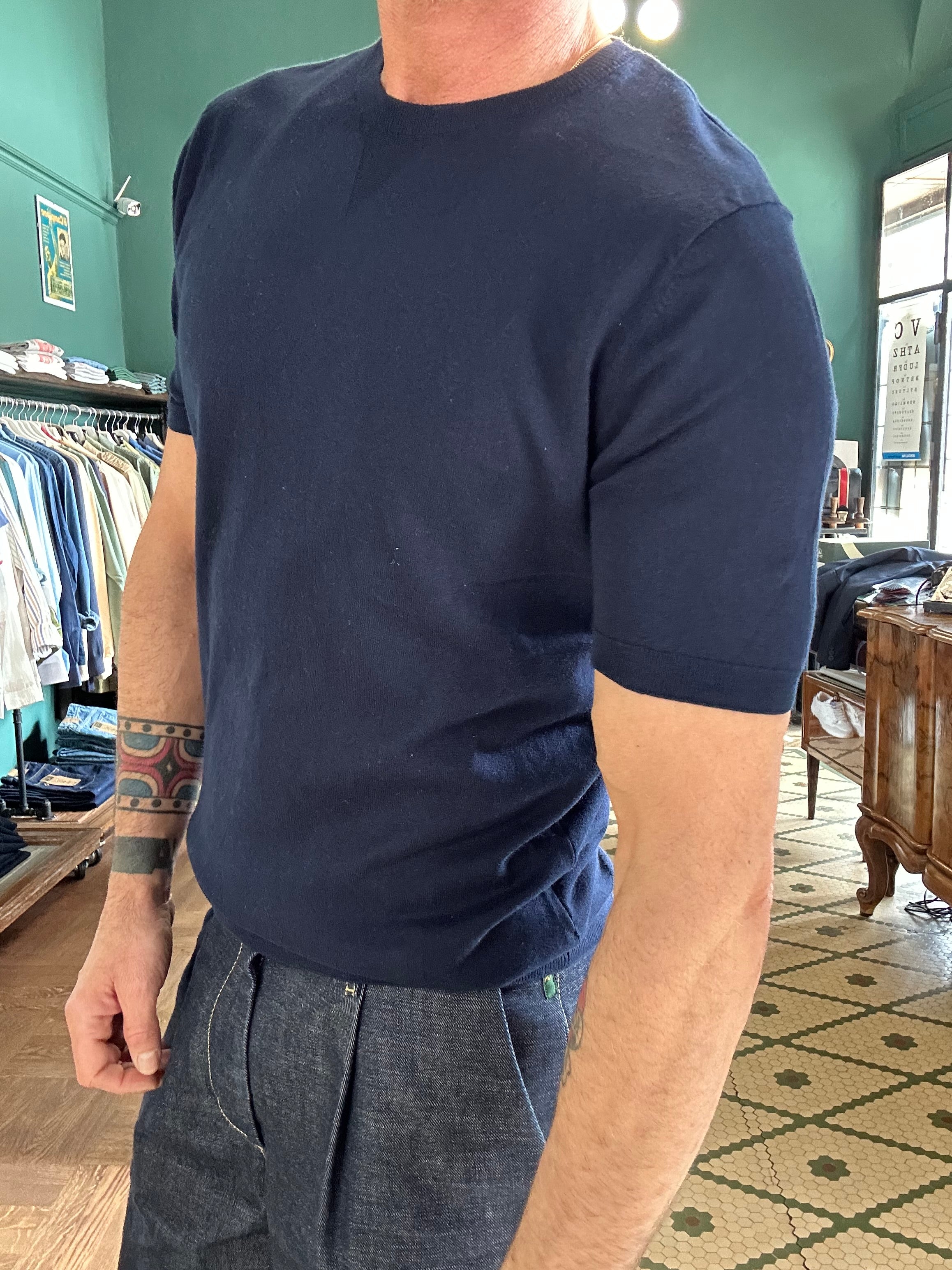 Jersey T-shirt with detail