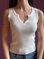 Canottiera scollo a V