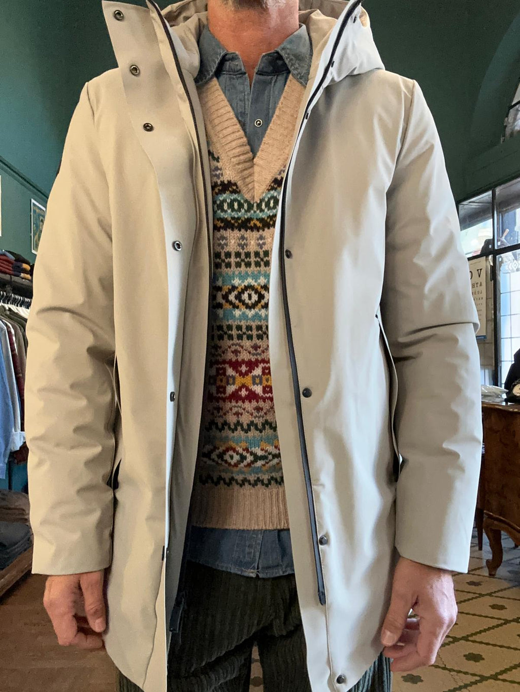 Giubbotto parka imbottito “alexander”